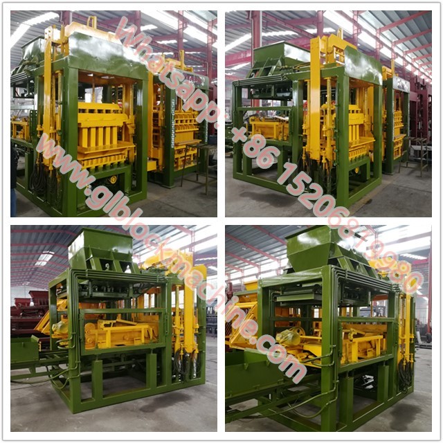 New automatic hydraulic concrete block making machine is ready for shipment